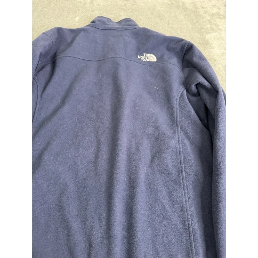 The North Face Windwall Fleece Jacket Men's Size Small Blue Full Zip Outdoor